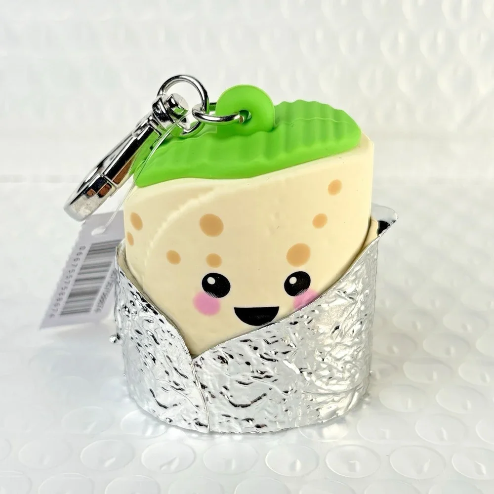 Bath & Body Works 2x Happy Burrito Pocket Back Sanitizer Holder BBW Metal Clip